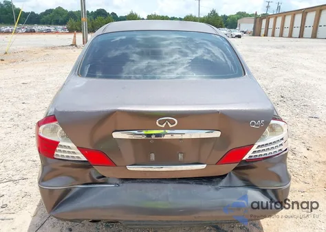 2005 Infiniti Q45 z USA, uszkodzony, nr VIN JNKBF01A25M101196